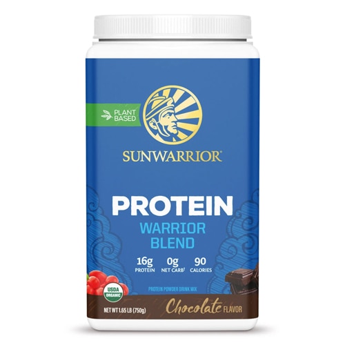 Sunwarrior Protein Warrior Blend Chocolate 1.65 lbs