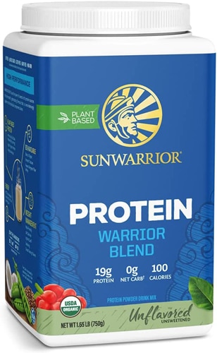 Sunwarrior Protein Warrior Blend Unflavored 1.65 lbs