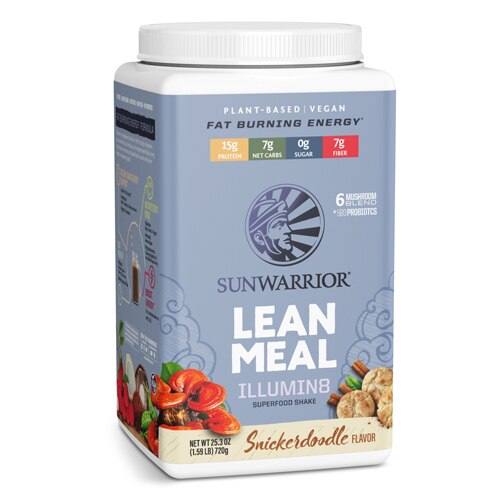 Sunwarrior Lean Meal Illumin8 Superfood Shake Snickerdoodle 1.59 lb
