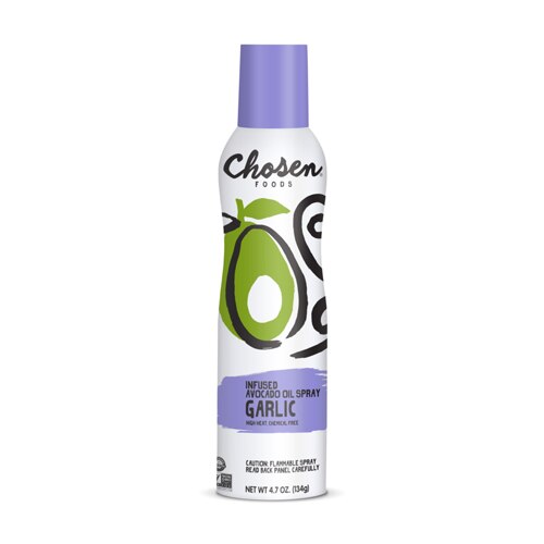 Chosen Foods Infused Avocado Oil Spray Garlic 4.7 oz
