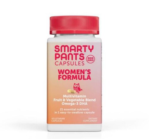 SmartyPants Multivitamin Women's Fruit & Vegetable Blend Omega-3 DHA 30 Vegetarian Capsules