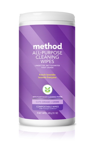 Method All Purpose Cleaning Wipes - Lavender 70 Wipes