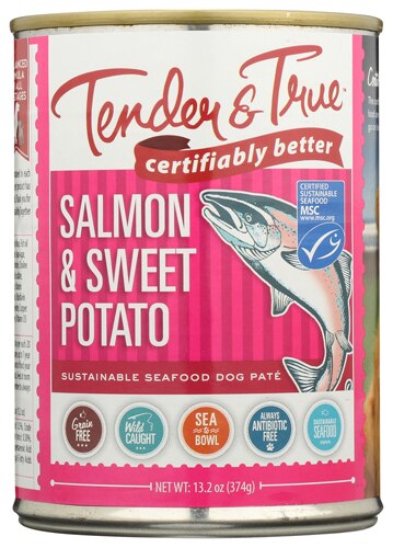 Tender & True Wet Dog Food Salmon & Sweet Potato 13.2 oz