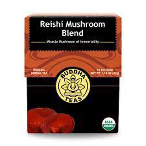 Buddha Teas Organic Reishi Mushroom Blend 18 Tea Bags