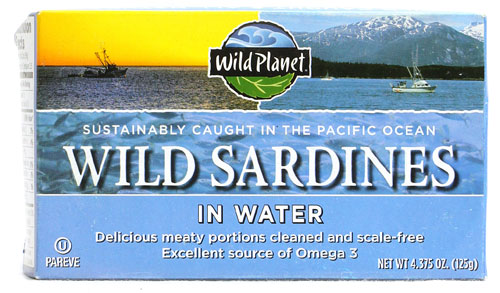 Wild Planet Wild Sardines In Water With Sea Salt 4.4 Oz