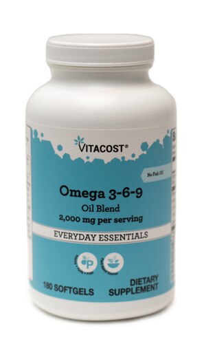Vitacost Omega 3-6-9 Oil Blend 2000 mg per serving - 180 Softgels