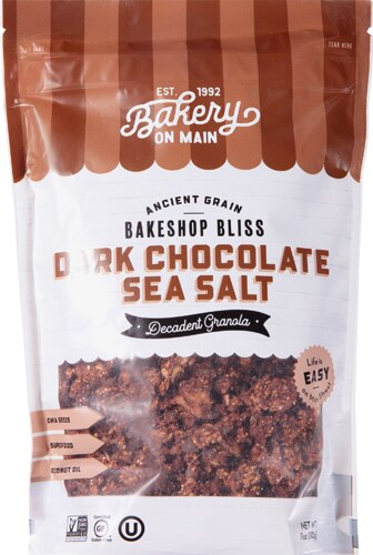 Bakery On Main Gluten Free Granola Dark Chocolate Sea Salt With Chia 11 Oz