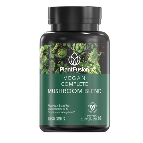 PlantFusion Vegan Complete Mushroom Blend 60 Vegan Capsules