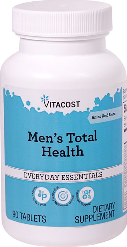 Vitacost Men's Total Health Multivitamin Amino Acid Blend 90 Tablets