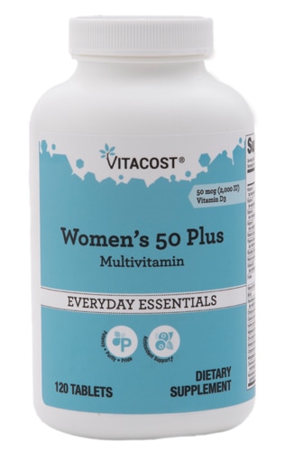 Vitacost Women's 50 Plus Multivitamin 120 Tablets