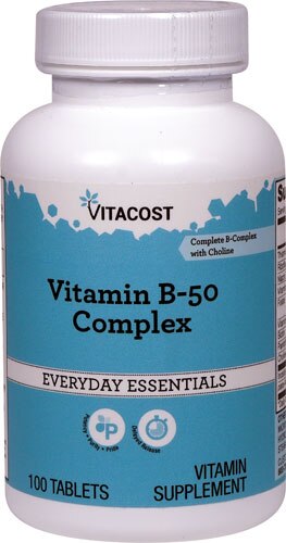 Vitacost Vitamin B-50 Complex 100 Tablets