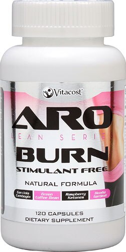 ARO-Vitacost Lean Series Burn - Stimulant Free (Garcinia Cambogia, Raspberry Ketones, And Green Coffee Bean) 120 Capsules