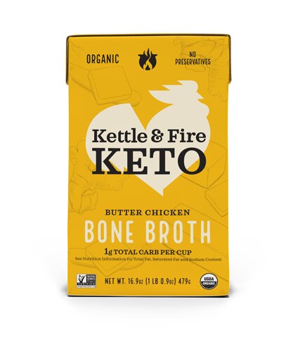 Kettle & Fire Bone Broth Keto Butter Chicken 16.9 oz