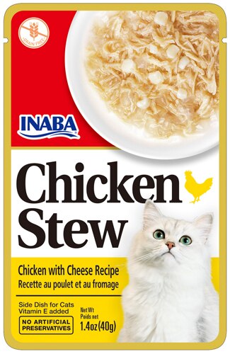 Inaba Grain Free Cat Food - Chicken Stew - Chicken with Cheese Recipe 11.2 oz