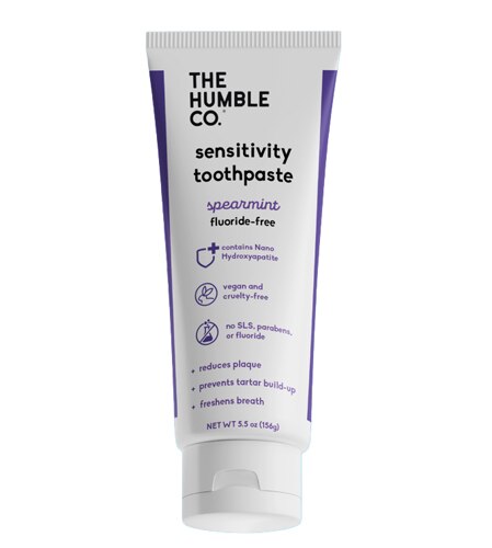The Humble Co Sensitivity Toothpaste Fluoride-Free Spearmint 5.5 oz