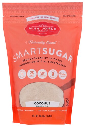 Miss Jones SmartSugar Coconut Sugar Blend 16 oz