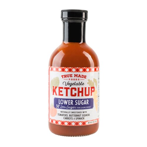 True Made Foods Lower Sugar Ketchup Vegetable 18 oz