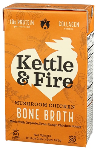 Kettle & Fire Bone Broth Mushroom Chicken 16.2 oz