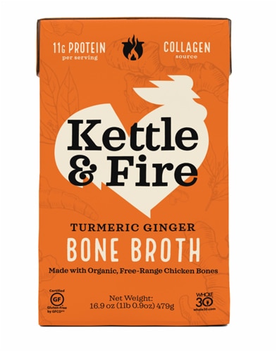 Kettle & Fire Turmeric Ginger Bone Both 16.9 oz