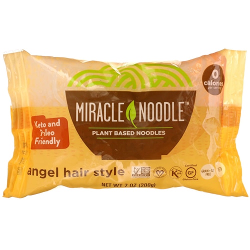 Miracle Noodle Angel Hair Style Noodles Plant Based 7 Oz