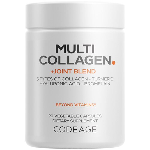 Codeage Multi Collagen Peptides + Joint Health Blend Supplement Astaxanthin Turmeric 90 Capsules