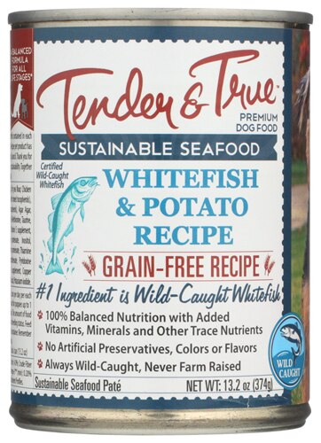 Tender & True Wet Dog Food Whitefish & Potato 13.2 oz
