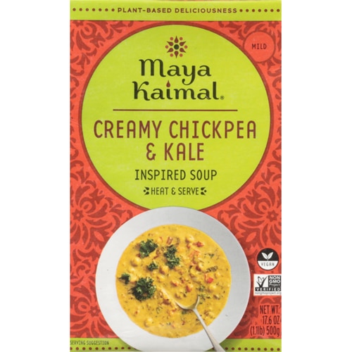 Maya Kaimal Soup Creamy Chickpea Kale 17.6 fl oz
