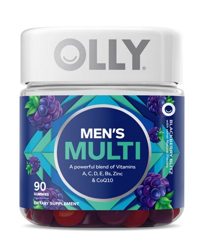 Olly The Perfect Men's Multi Blackberry Blitz 90 Gummies