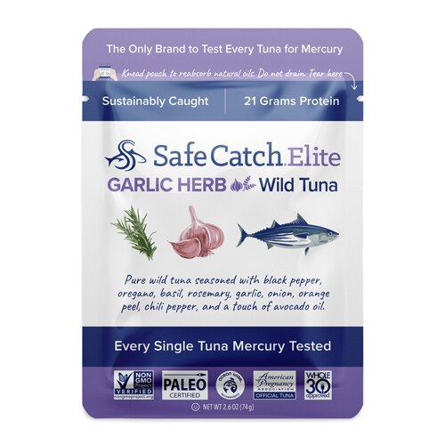 Safe Catch Elite Wild Tuna Garlic Herb 2.6 oz
