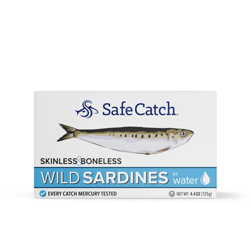 Safe Catch Wild Sardines in Water Skinless & Boneless 4.4 oz