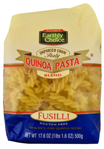 Nature's Earthly Choice Quinoa Pasta Blend Fusilli Gluten Free 17.6 oz