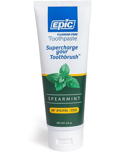 Epic Dental Toothpaste Xylitol Kid-Safe Spearmint 4.9 Oz